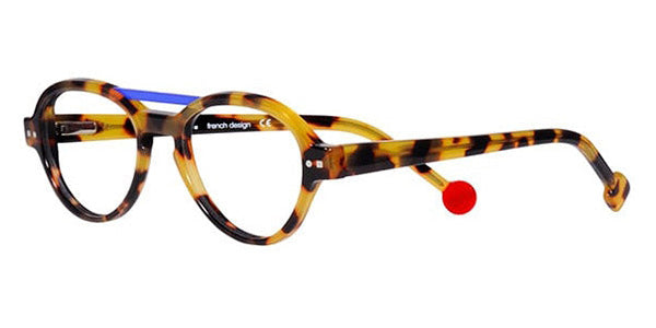 Sabine Be® Mini Be Hype T49 SB Mini Be Hype T49 06 49 - Shiny Tokyo Tortoise / Satin Blue Klein Eyeglasses