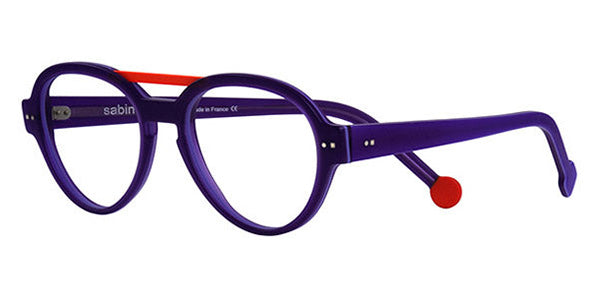 Sabine Be® Mini Be Hype T49 SB Mini Be Hype T49 28 49 - Matte Purple / Satin Neon Orange Eyeglasses