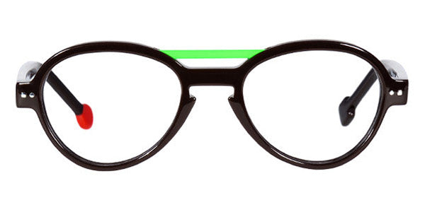 Sabine Be® Mini Be Hype T49 SB Mini Be Hype T49 31 49 - Shiny Dark Choco Brown / Polished Palladium Eyeglasses