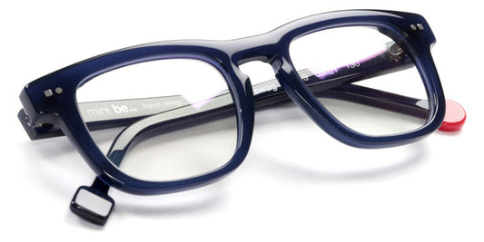 Sabine Be® Mini Be Swag SB Mini Be Swag 01 43 - Shiny Navy Blue Eyeglasses