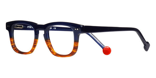Sabine Be® Mini Be Swag SB Mini Be Swag 101 43 - Shiny Navy Blue / Shiny Blond Veined Tortoise Eyeglasses