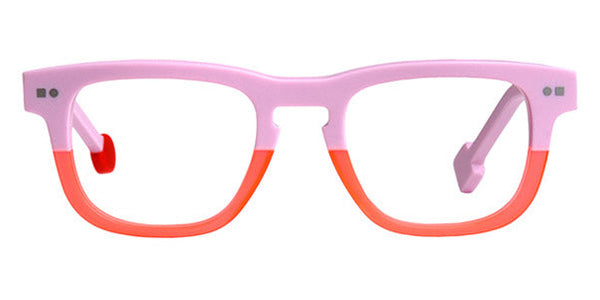 Sabine Be® Mini Be Swag SB Mini Be Swag 102 43 - Matte Baby Pink / Matte Translucent Neon Orange Eyeglasses