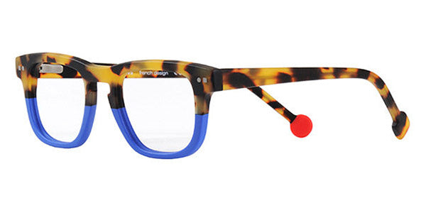 Sabine Be® Mini Be Swag SB Mini Be Swag 49 43 - Matte Tokyo Tortoise / Matte Blue Klein Eyeglasses