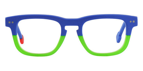 Sabine Be® Mini Be Swag SB Mini Be Swag 51 43 - Matte Blue Klein / Matte Neon Green Eyeglasses