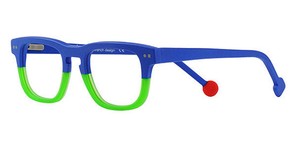 Sabine Be® Mini Be Swag SB Mini Be Swag 51 43 - Matte Blue Klein / Matte Neon Green Eyeglasses