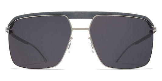 Mykita® ML03 MYK ML03 MH53 Mouse Grey/Shiny Silver / Leica Black Solid 60 - MH53 Mouse Grey/Shiny Silver / Leica Black Solid Sunglasses
