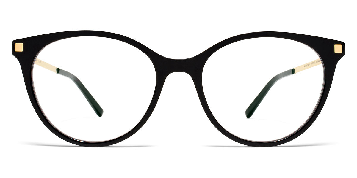 Mykita® NANOOK MYK NANOOK C6 Black/Glossy Gold 51 - C6 Black/Glossy Gold Eyeglasses
