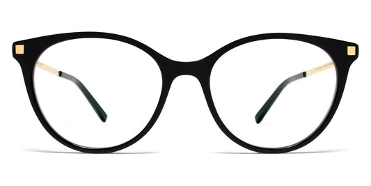 Mykita® NANOOK MYK NANOOK C6 Black/Glossy Gold 51 - C6 Black/Glossy Gold Eyeglasses