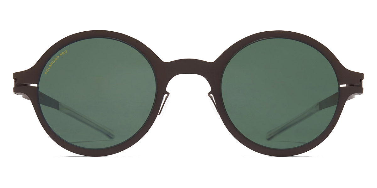 Mykita® NESTOR MYK NESTOR Dark Brown / Polarized Pro Green 15 47 - Dark Brown / Polarized Pro Green 15 Sunglasses