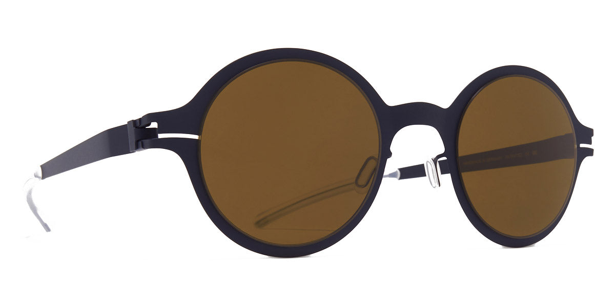 Mykita® NESTOR MYK NESTOR Indigo / Raw Brown Solid 47 - Indigo / Raw Brown Solid Sunglasses