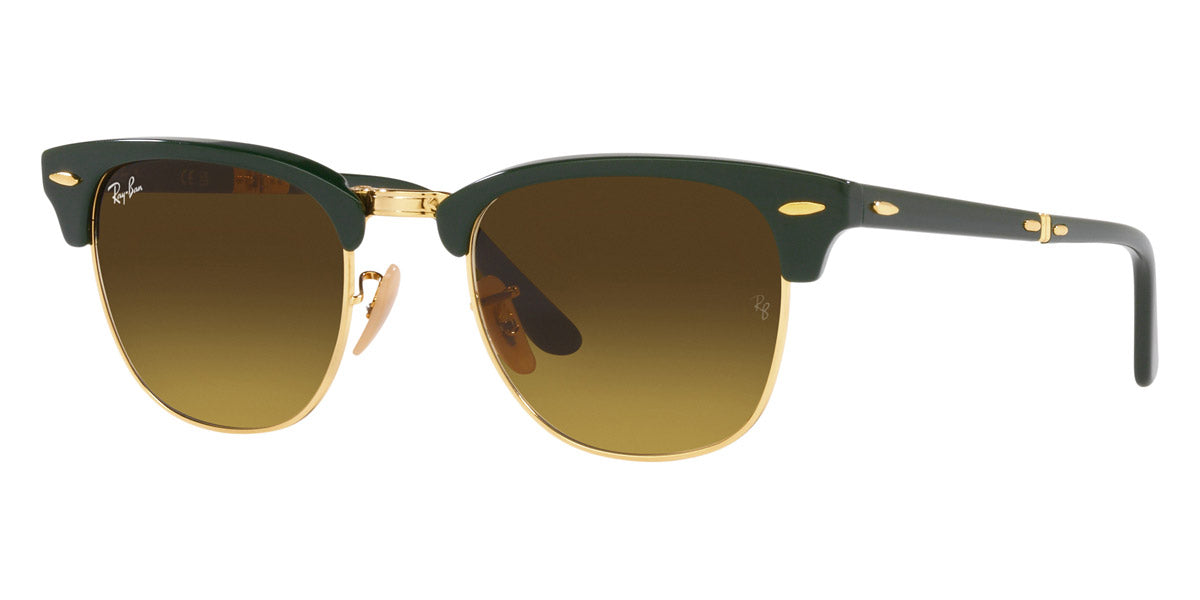 Ray-Ban® Clubmaster Folding RB2176 RB2176 901 51 - Black with G-15 Green lenses Sunglasses