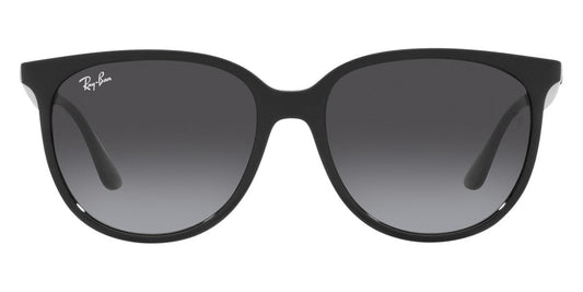 Ray-Ban® RB4378 RB4378 601/8G 54 - Black with Gray Gradient lenses Sunglasses