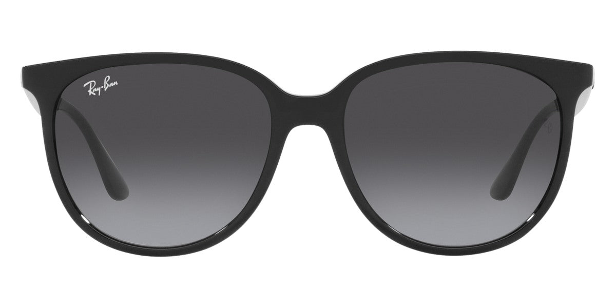 Ray-Ban® RB4378F RB4378F 601/8G 54 - Black with Gray Gradient lenses Sunglasses