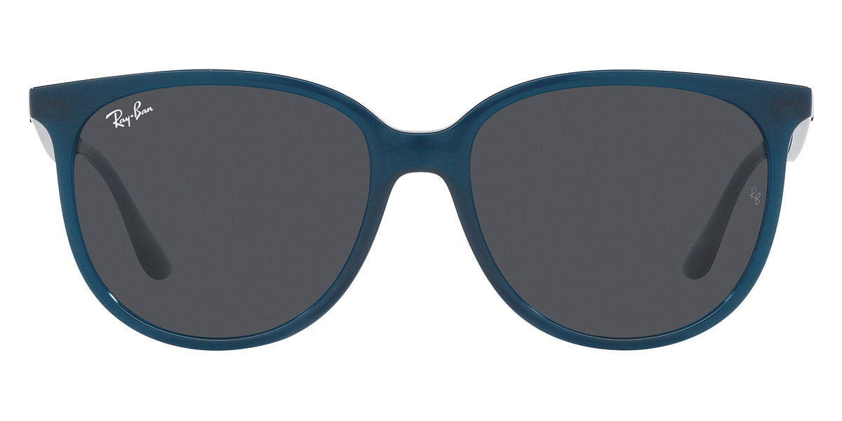 Ray-Ban® RB4378F RB4378F 669487 54 - Opal Blue with Dark Gray lenses Sunglasses