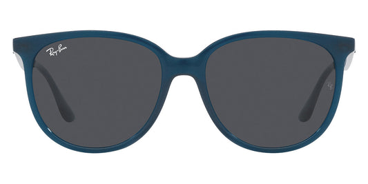 Ray-Ban® RB4378F RB4378F 669487 54 - Opal Blue with Dark Gray lenses Sunglasses
