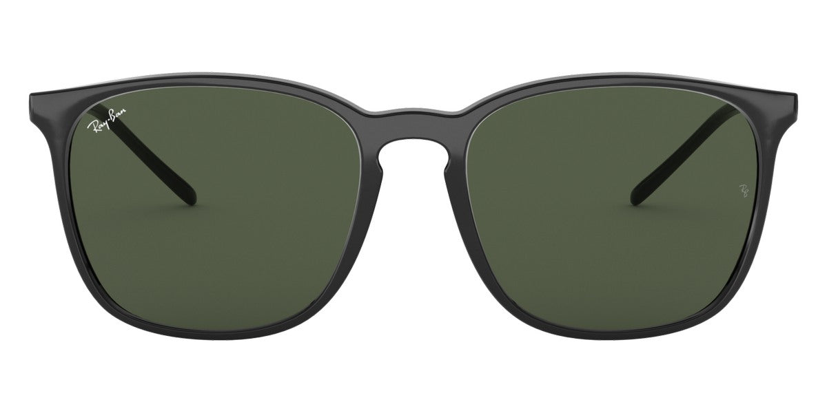 Ray-Ban® RB4387 RB4387 601/71 56 - Black with Dark Green lenses Sunglasses