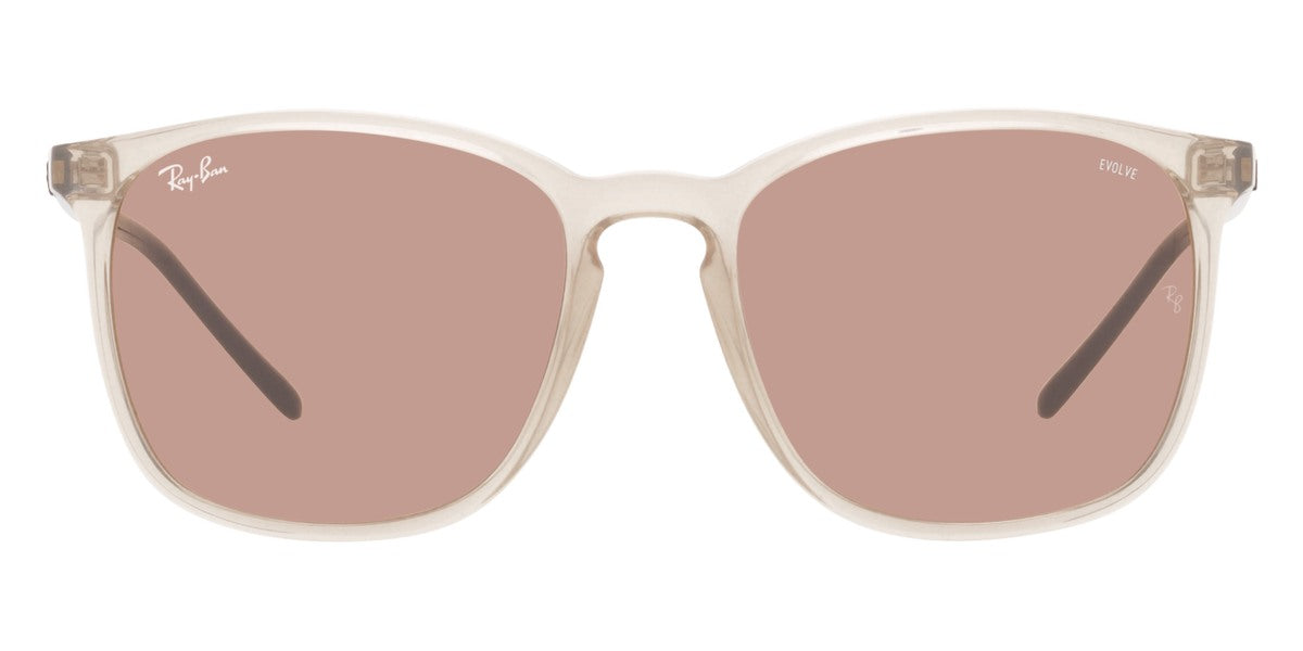 Ray-Ban® RB4387 RB4387 6573Q4 56 - Light Brown with Evolve Photochromic Brown lenses Sunglasses