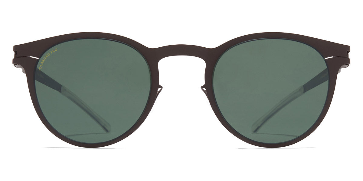 Mykita® RILEY MYK RILEY Dark Brown / Polarized Pro Green 15 48 - Dark Brown / Polarized Pro Green 15 Sunglasses