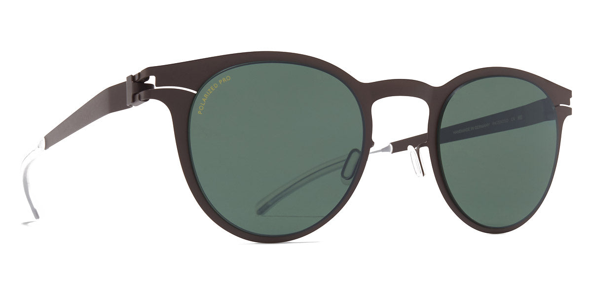 Mykita® RILEY MYK RILEY Dark Brown / Polarized Pro Green 15 48 - Dark Brown / Polarized Pro Green 15 Sunglasses