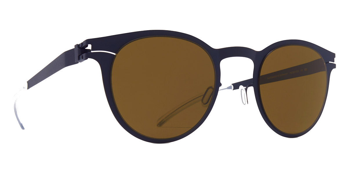 Mykita® RILEY MYK RILEY Indigo / Raw Brown Solid 48 - Indigo / Raw Brown Solid Sunglasses