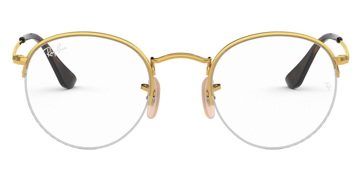 Ray-Ban® Round Gaze RX3947V RX3947V 2509 48 - Black Eyeglasses
