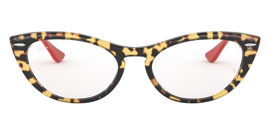 Ray-Ban® Nina RX4314V RX4314V 5937 54 - Yellow Havana Eyeglasses