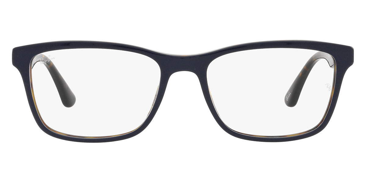 Ray-Ban® RX5279F RX5279F 8283 55 - Blue on Havana Eyeglasses