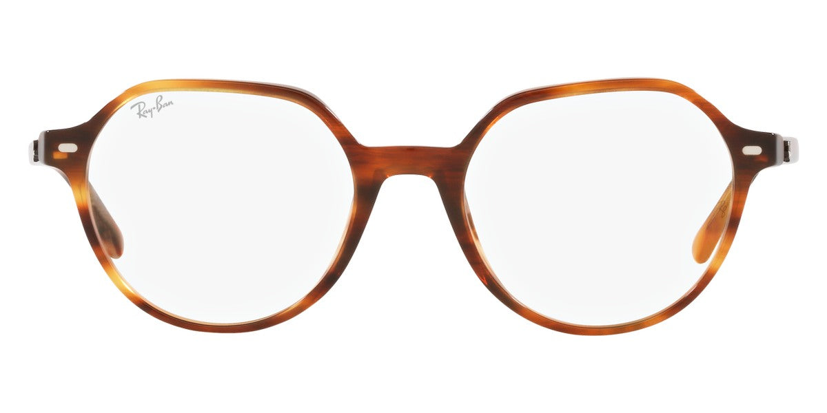 Ray-Ban® Thalia RX5395 RX5395 8251 49 - Striped Brown and Red Eyeglasses