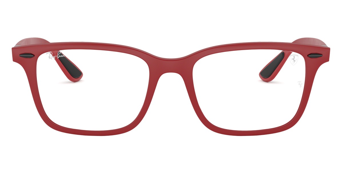 Ray-Ban® Scuderia Ferrari Collection RX7144M RX7144M F628 53 - Matte Red Eyeglasses