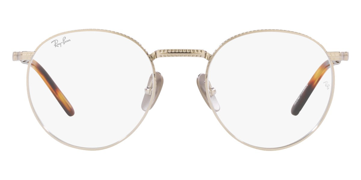 Ray-Ban® Round Titanium RX8237V RX8237V 1220 50 - Arista Eyeglasses
