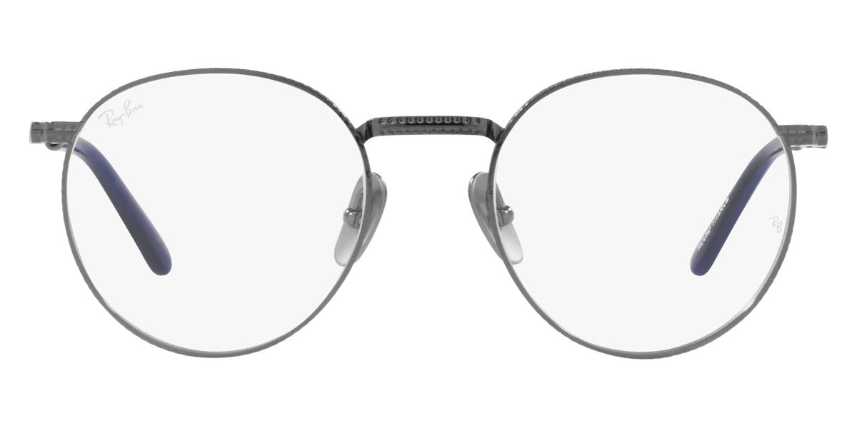Ray-Ban® Round Titanium RX8237V RX8237V 1236 47 - Rose Gold Eyeglasses