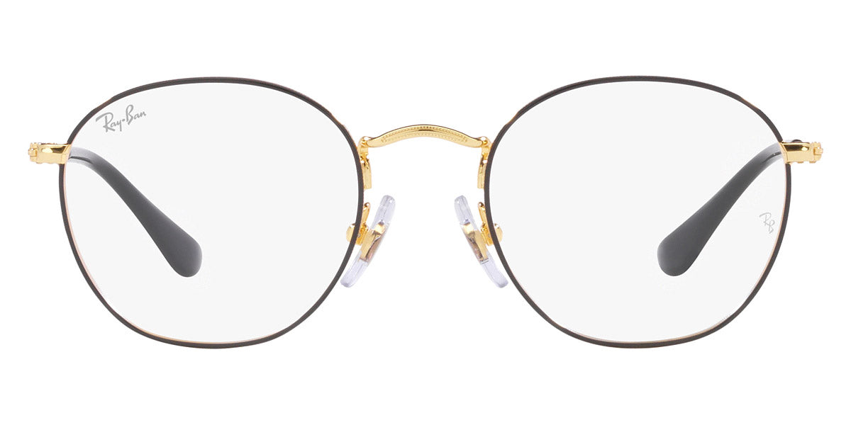Ray-Ban® Junior Rob Ry9572V RY9572V 4064 48 - Black on Silver Eyeglasses
