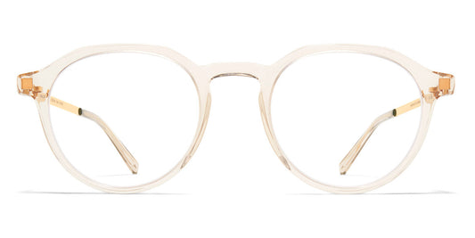 Mykita® SAGA MYK SAGA C1 Champagne/Glossy Gold 48 - C1 Champagne/Glossy Gold Eyeglasses