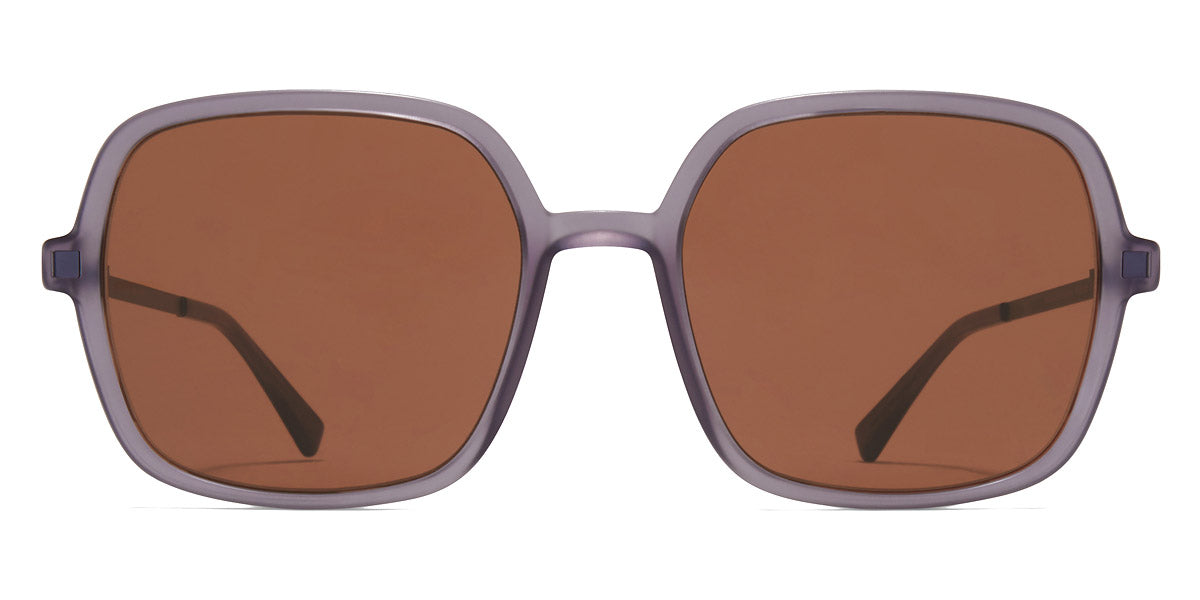 Mykita® SAIMA MYK SAIMA C93 Matte Smoke/Blackberry / Brown Solid 52 - C93 Matte Smoke/Blackberry / Brown Solid Sunglasses