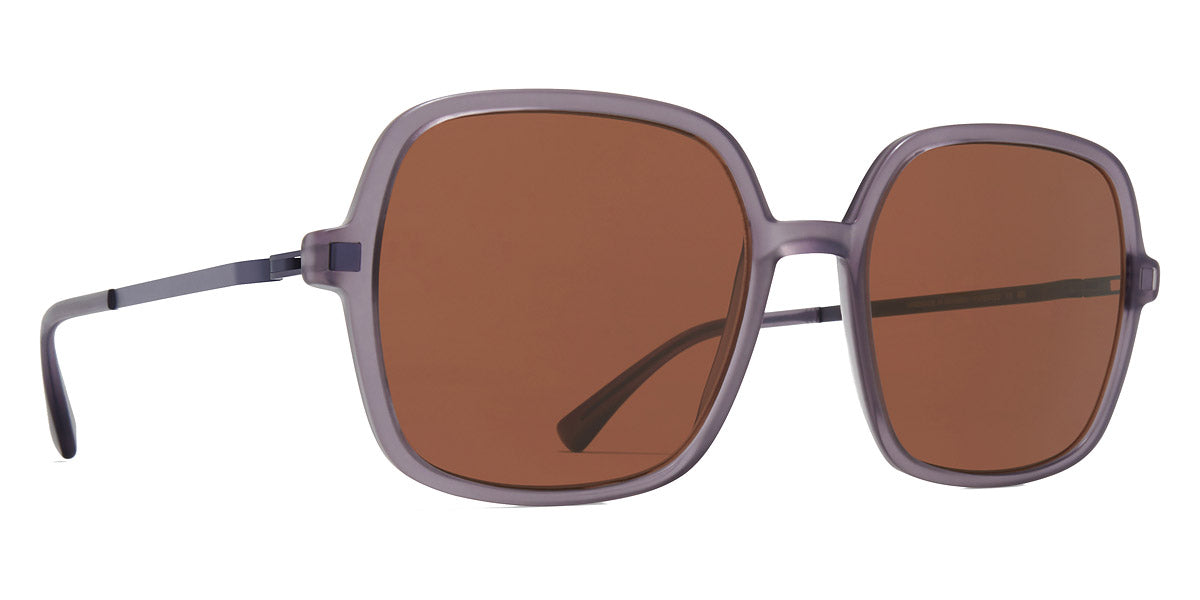 Mykita® SAIMA MYK SAIMA C93 Matte Smoke/Blackberry / Brown Solid 52 - C93 Matte Smoke/Blackberry / Brown Solid Sunglasses