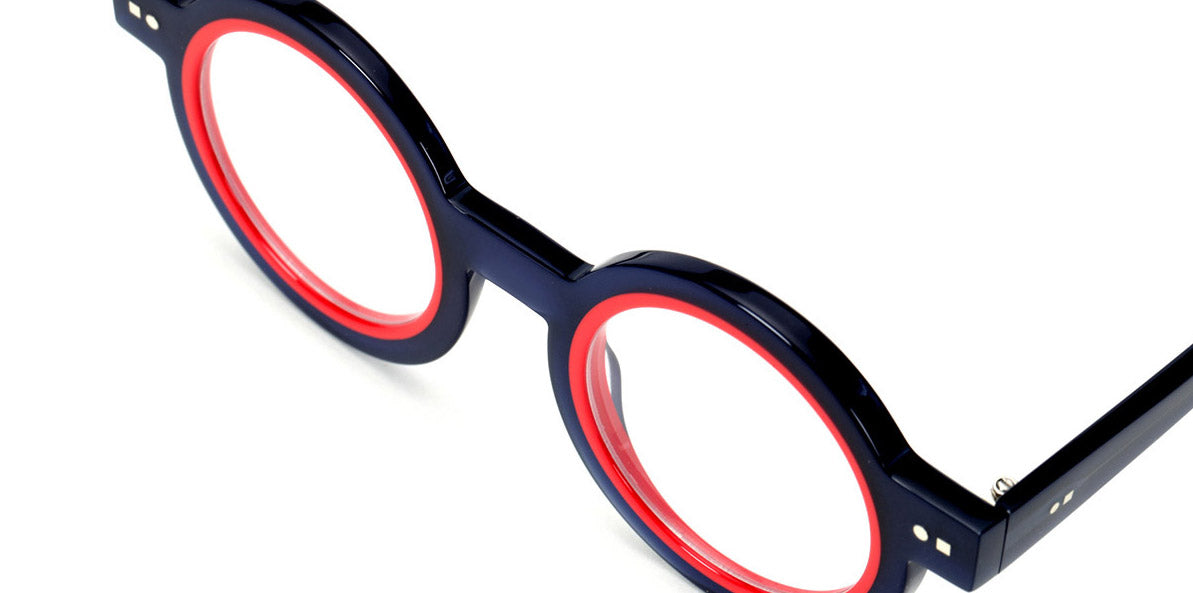 Sabine Be® Be Addict SB Be Addict 121 45 - Shiny Navy Blue / Shiny Red Eyeglasses