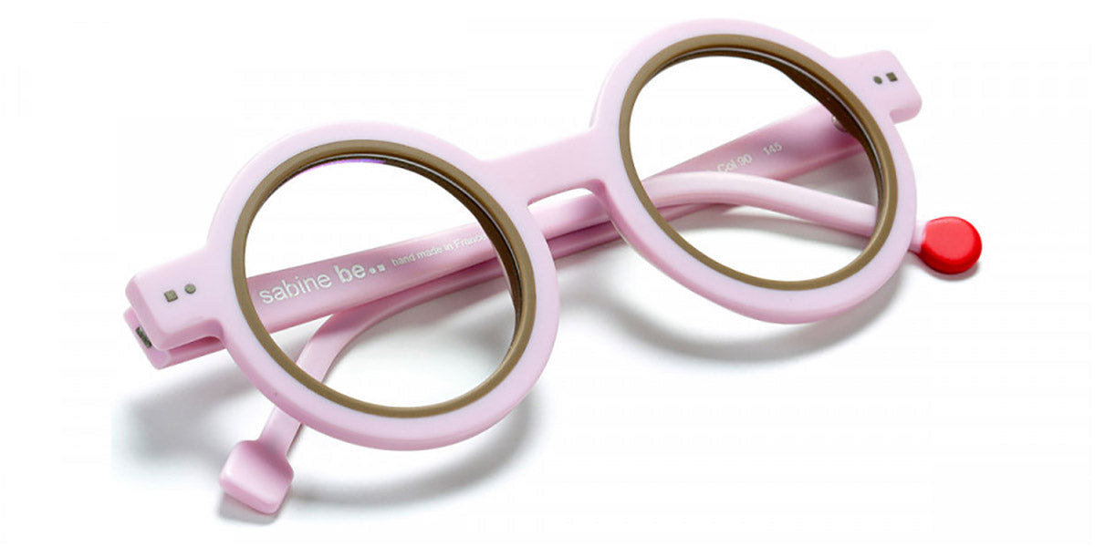 Sabine Be® Be Addict SB Be Addict 90 45 - Matte Baby Pink / Matte Beige Eyeglasses