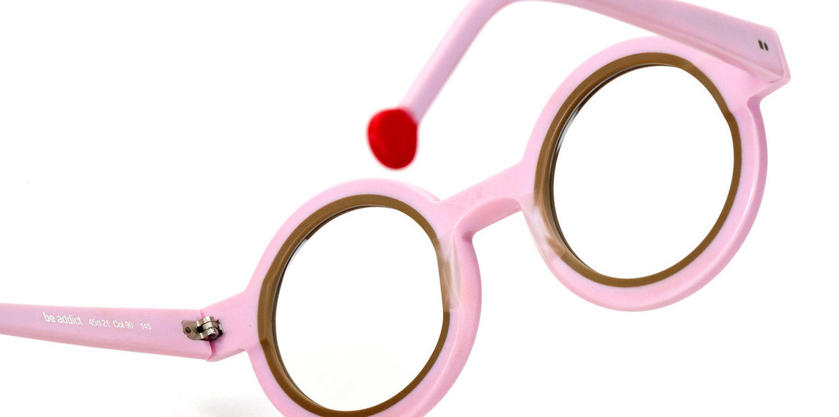 Sabine Be® Be Addict SB Be Addict 90 45 - Matte Baby Pink / Matte Beige Eyeglasses