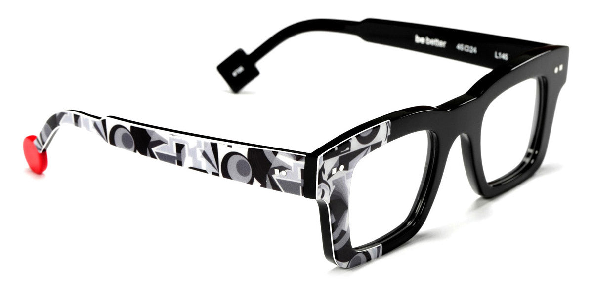 Sabine Be® Be Better SB Be Better 796 45 - Shiny Black / Painted Eyeglasses