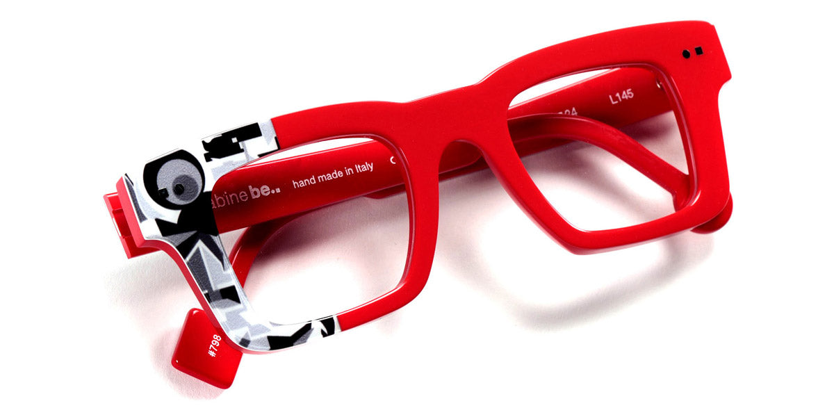 Sabine Be® Be Better SB Be Better 798 45 - Shiny Red / Painted Eyeglasses