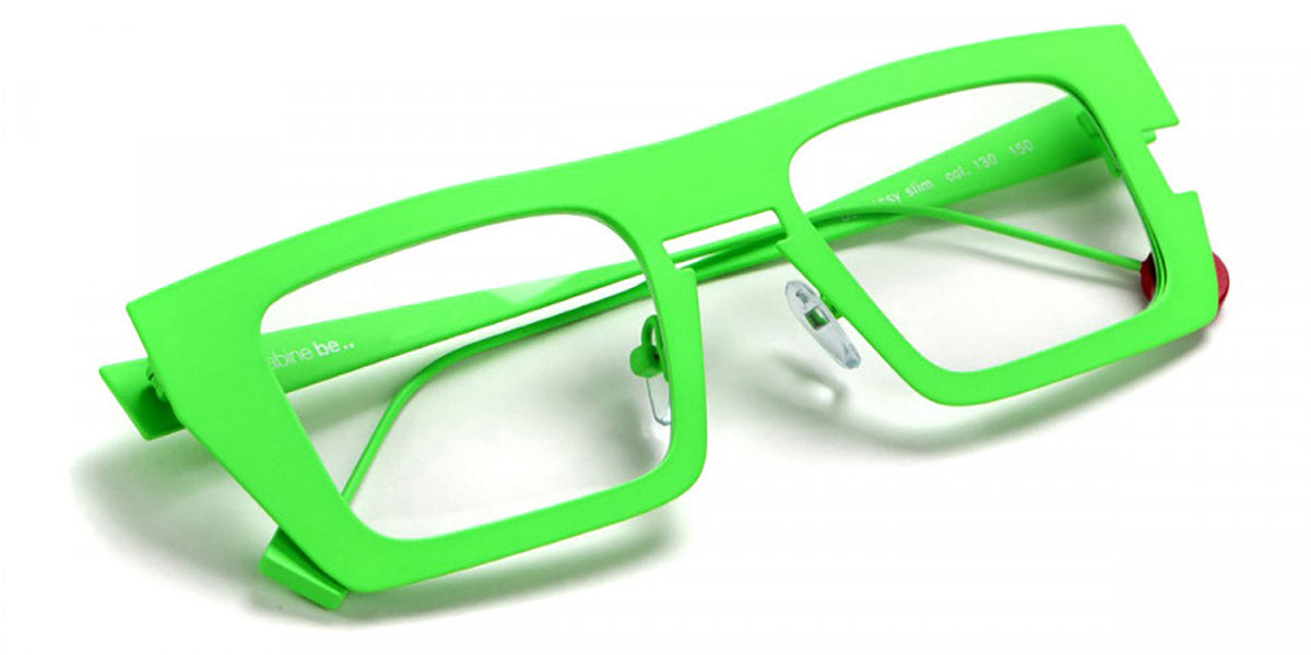 Sabine Be® Be Bossy Slim SB Be Bossy Slim 130 49 - Satin Neon Green Eyeglasses