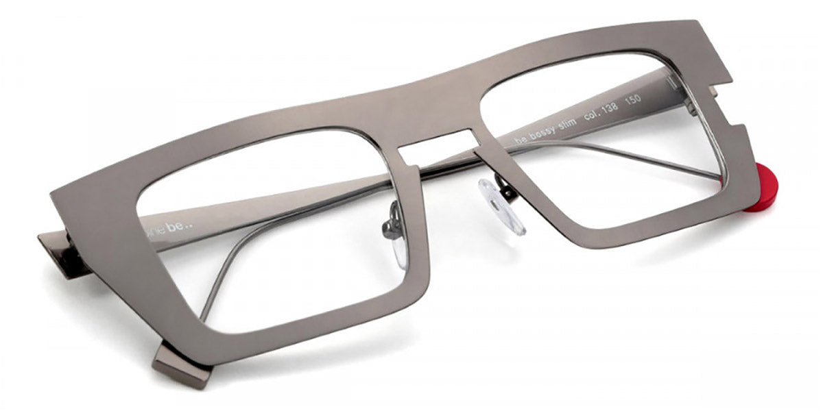 Sabine Be® Be Bossy Slim SB Be Bossy Slim 138 49 - Polished Ruthenium Eyeglasses