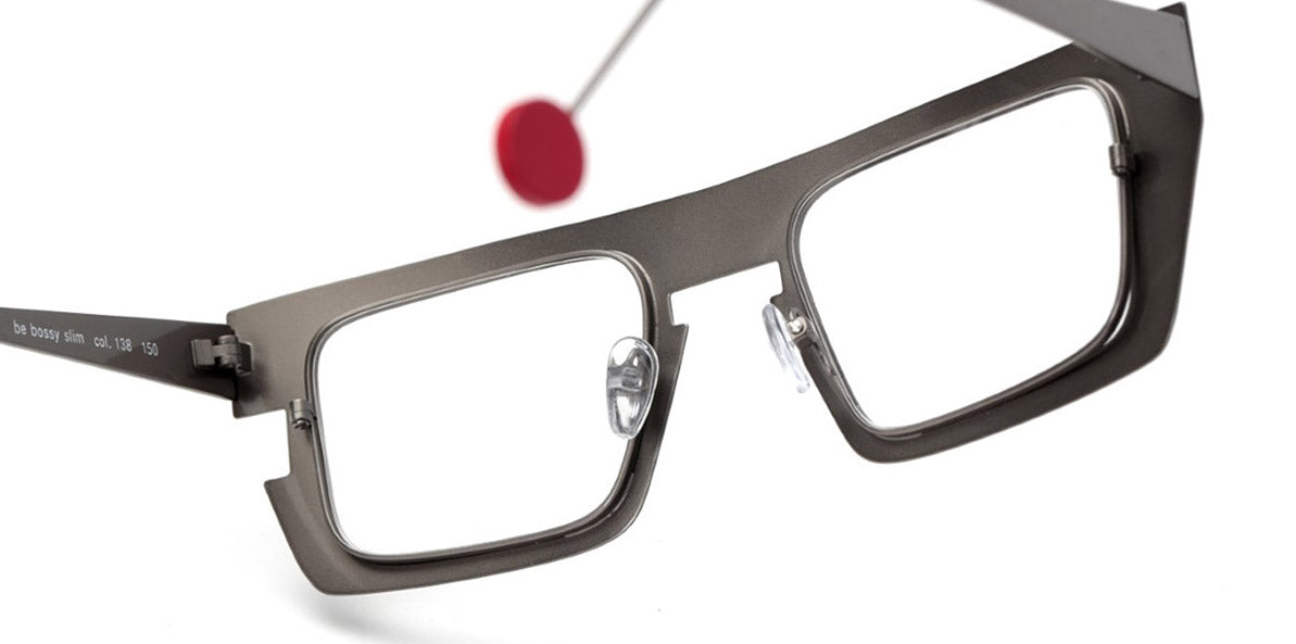 Sabine Be® Be Bossy Slim SB Be Bossy Slim 138 49 - Polished Ruthenium Eyeglasses