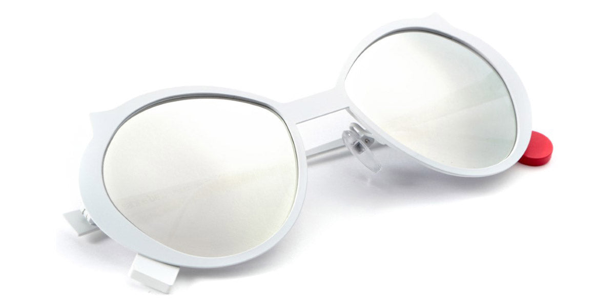 Sabine Be® Be Cat'S Slim Sun SB Be Cat'S Slim Sun 123 51 - Satin White Sunglasses
