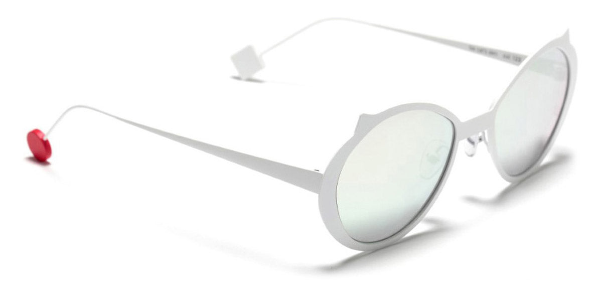 Sabine Be® Be Cat'S Slim Sun SB Be Cat'S Slim Sun 123 51 - Satin White Sunglasses