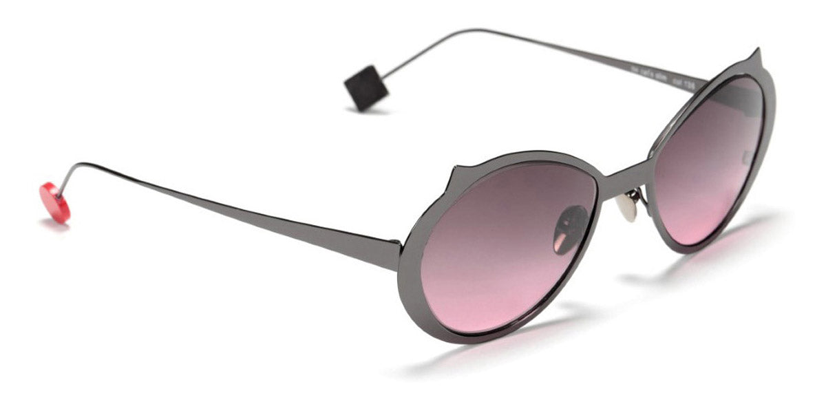 Sabine Be® Be Cat'S Slim Sun SB Be Cat'S Slim Sun 138 51 - Polished Ruthenium Sunglasses