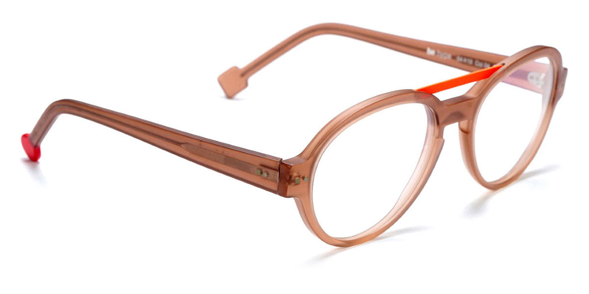 Sabine Be® Be Hype SB Be Hype 04 54 - Beige Translucent Matte / Orange Shiny Satin Eyeglasses