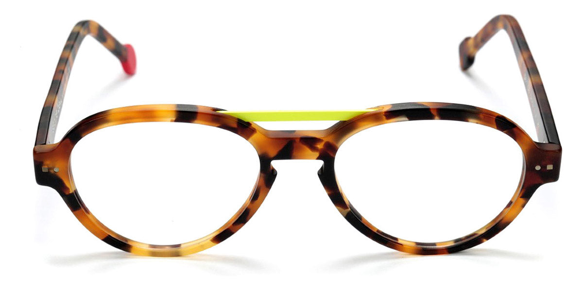 Sabine Be® Be Hype SB Be Hype 27 54 - Matte Fawn Tortoise / Neon Yellow Eyeglasses
