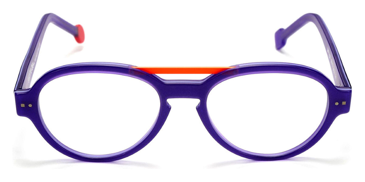 Sabine Be® Be Hype SB Be Hype 28 54 - Matte Purple / Satin Neon Orange Eyeglasses
