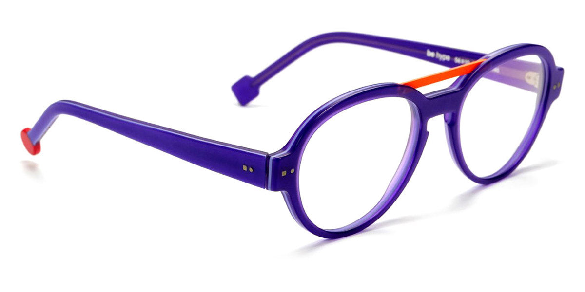 Sabine Be® Be Hype SB Be Hype 28 54 - Matte Purple / Satin Neon Orange Eyeglasses